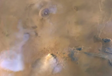 美國宇航局科學家認為塵埃塔從火星表面到太空的水都被提升