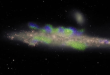 天文學家在鯨魚星系中發(fā)現巨大的磁性結構