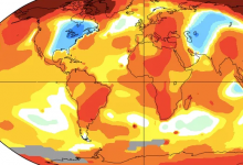 地球上約有26000個氣象站不斷地向國家海洋和大氣管理局提供有關陸地溫度的數(shù)據(jù)
