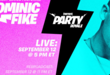 Fortnite內(nèi)部的PartyRoyale音樂會(huì)系列將于9月12日開始
