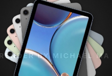 iPad mini 6渲染圖在網(wǎng)上曝光沿用了iPad Air的外觀設(shè)計(jì)風(fēng)格