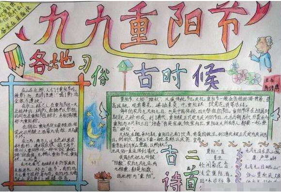 重陽(yáng)節(jié)手抄報(bào)簡(jiǎn)單易畫