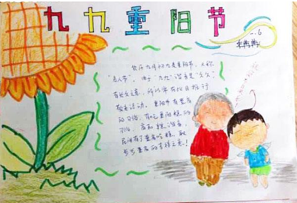 重陽(yáng)節(jié)手抄報(bào)簡(jiǎn)單易畫