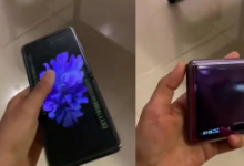 三星Galaxy Z Flip折疊屏手機真機在網(wǎng)上曝光