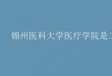 教育資訊:錦州醫(yī)科大學(xué)醫(yī)療學(xué)院是二本嗎