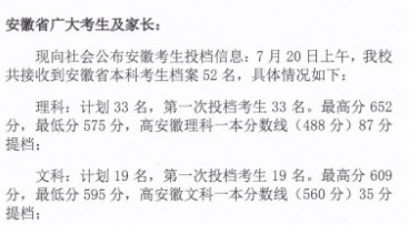 南方醫(yī)科大學各省錄取分數(shù)線（持續(xù)更新）