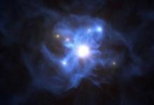 ESOVLT發(fā)現(xiàn)了一個超大質(zhì)量黑洞周圍有被困星系