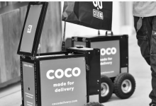 Coco的送貨機器人配備了GPS跟蹤