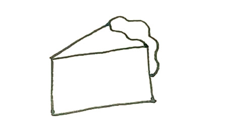 奶酪簡(jiǎn)筆畫(huà)怎么畫(huà)2