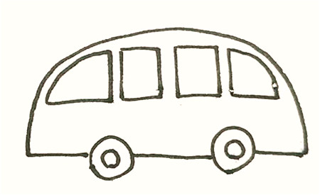 救護(hù)車簡(jiǎn)筆畫怎樣畫2