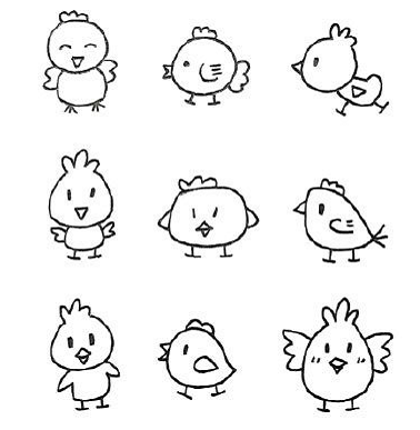 簡(jiǎn)筆畫(huà)小動(dòng)物簡(jiǎn)單畫(huà)法5