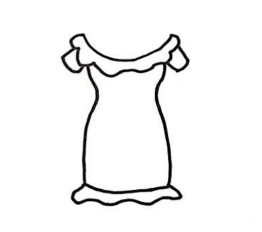 衣服簡(jiǎn)筆畫圖片大全4