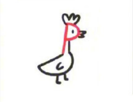 孔雀簡(jiǎn)筆畫(huà)簡(jiǎn)單步驟圖片 字母P簡(jiǎn)筆畫(huà)動(dòng)物2