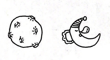 月亮簡(jiǎn)筆畫(huà)圖片大全3