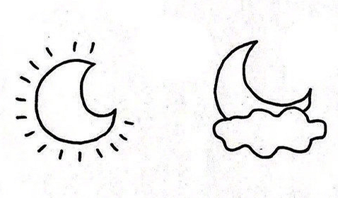月亮簡(jiǎn)筆畫(huà)圖片大全2
