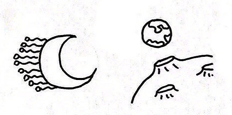 月亮簡(jiǎn)筆畫(huà)圖片大全9
