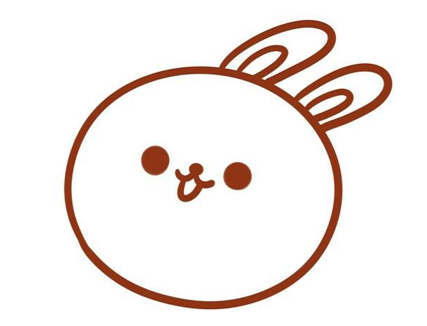 玉兔的簡(jiǎn)筆畫(huà)怎么畫(huà)特別漂亮2