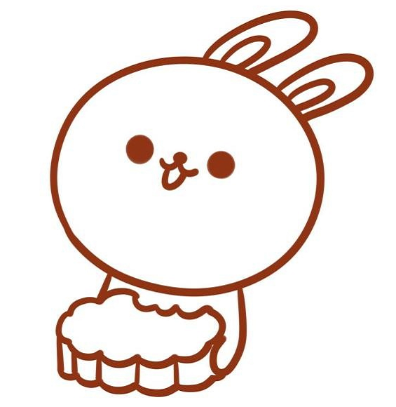 玉兔的簡(jiǎn)筆畫(huà)怎么畫(huà)特別漂亮4