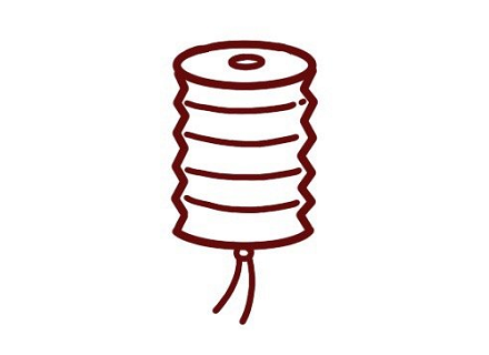 中秋燈籠簡(jiǎn)筆畫(huà)步驟4