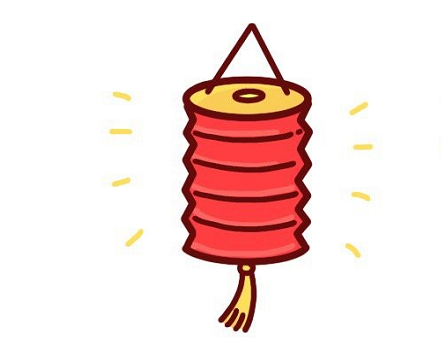 中秋燈籠簡(jiǎn)筆畫(huà)步驟6