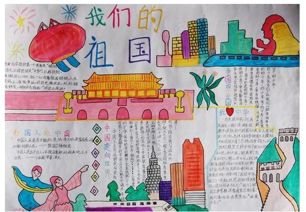 國慶節(jié)黑板報圖片素材