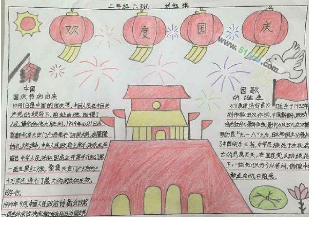國慶節(jié)黑板報圖片素材