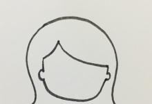 長發(fā)老師的簡筆畫怎么畫？