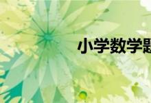 小學(xué)數(shù)學(xué)題家長如何教？