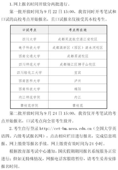 四川2021下半年大學(xué)英語四六級(jí)考試報(bào)名時(shí)間及方法