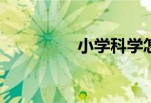 小學科學怎么提高成績？