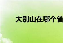 大別山在哪個(gè)?。ù髣e山在哪個(gè)?。?class=