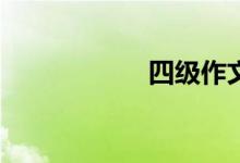 四級(jí)作文怎么評(píng)分？