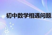 初中數(shù)學(xué)相遇問(wèn)題、追及問(wèn)題的通用解法