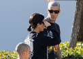 Kourtney Kardashian在位于洛杉磯拜訪(fǎng)了自己的未婚夫
