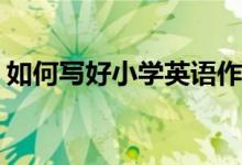 如何寫好小學英語作文第四課：animal？(2)