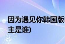 因?yàn)橛鲆娔沩n國版叫什么(因?yàn)橛鲆娔沩n版女主是誰)
