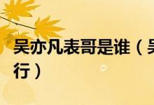 吳亦凡表哥是誰（吳亦凡表哥為什么被強制執(zhí)行）