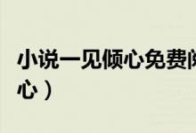 小說(shuō)一見(jiàn)傾心免費(fèi)閱讀最新章節(jié)(小說(shuō)一見(jiàn)傾心)
