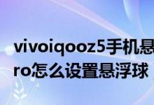 vivoiqooz5手機(jī)懸浮球怎么打開(kāi)（vivos10pro怎么設(shè)置懸浮球）