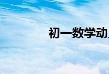 初一數(shù)學(xué)動點問題解題技巧