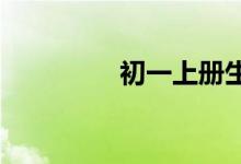 初一上冊生物手抄報(bào)簡單