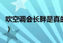吹空調(diào)會(huì)長(zhǎng)胖是真的嗎(吹空調(diào)為什么會(huì)長(zhǎng)胖)