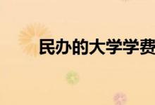 民辦的大學學費一般多少(很貴嗎)