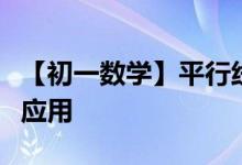 【初一數(shù)學(xué)】平行線性質(zhì)在汽車行進方向中的應(yīng)用