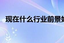 現(xiàn)在什么行業(yè)前景好(做什么行業(yè)有發(fā)展)