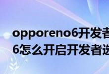 opporeno6開發(fā)者選項怎么開(opporeno6怎么開啟開發(fā)者選項)