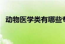 動物醫(yī)學(xué)類有哪些專業(yè)（就業(yè)前景怎么樣）