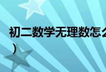 初二數(shù)學(xué)無理數(shù)怎么估算（初中無理數(shù)的定義）