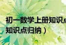 初一數(shù)學(xué)上冊知識點歸納動點（初一數(shù)學(xué)上冊知識點歸納）