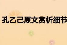 孔乙己原文賞析細(xì)節(jié)描寫（孔乙己原文賞析）